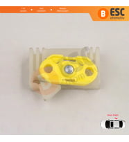 Opel Meriva MK1 A 2003-2010 93362664 İçin Arka Sağ Kapı Cam Kriko Tamir Klipsi