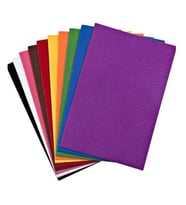 Yapışkanlı Keçe 50X70 Renkli 10Lu