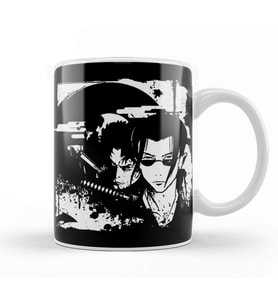 Cartoon Champloo Grunge Kupa Bardak Porselen