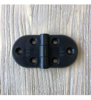 Plastik Oval Menteşe 7cm - 2 Adet Siyah (Çok Renkli)