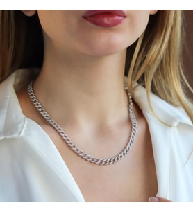 Gurmet Modeli Taşlı 6mm Kolye