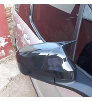 Sts Oto Aksesuar Ford Courier 2018-2021 Uyumlu Batman Yarasa Ayna Kapağı Piano Black Abs Plastik