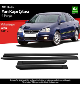 Drs Tuning Jetta ABS Plastik Yan Kapı Koruma Çıtası 2011 Üzeri A+ Kalite