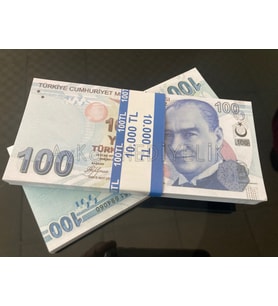 YENİ 100 ADET 100 TL GEÇERSİZ EĞLENCE OYUN ŞAKA  DÜĞÜN PARASI