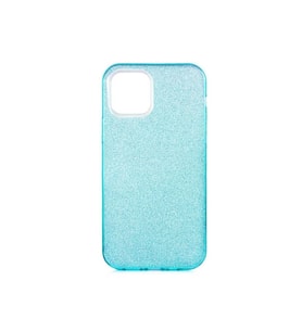 Apple iPhone 12 Pro Max Uyumlu Kılıf Zore Shining Silikon (Mavi)