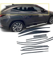 Hyundai Tucson Cam Çerçevesi Çıtası Krom Tamtur 2021+ (Standart)