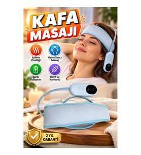 Isıtmalı Baş Masaj Cihazı – Evde Spa Etkisi Sunan Rahatlatıcı Masaj Aleti