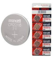 Maxell Cr2016 3v Lityum Para Pil 5li Paket CR 2016