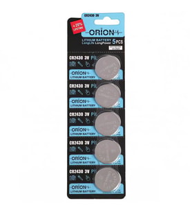Orion CR2430 3V Lityum Pil 5'li Paket