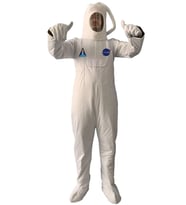 Astronot Kostümü Yetişkin Nasa ve Uzay Mekiği Logolu