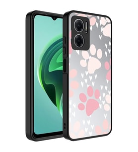 Xiaomi Redmi Note 11E Kılıf Aynalı Desenli Kamera Korumalı Parlak Zore Mirror Kılıf Pati