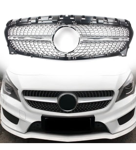 S-Dizayn Mercedes CLA180 W117 Ön Panjur Krom Diamond Model 2014-2019 (Karışık)