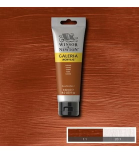 Winsor & Newton Galeria Akrilik Boya 120 ml. 214 Metallic Copper 