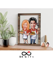 BK Gift Kişiye Özel Sevgililer Karikatürlü 3D Ahşap Tablo, Sevgiliye Hediye, Sevgililer Günü Hediyesi, Yıl Dönümü Hediyesi, Doğum Günü Hediyesi-57
