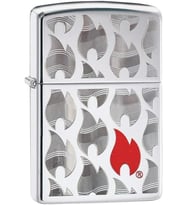 Zippo Red Flame In Flames Dizayn Çakmak