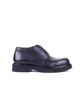 Shoetyle - Hakiki Deri Siyah Renk Kısa Erkek Bot - 666-58-04