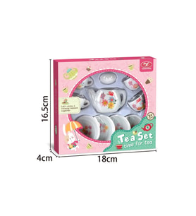 Mulvxurg  Urg02 10 Parça Oyuncak Çiçek Desenli Seramik Çay Seti (Mulvix)