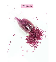 Dökme Cam Kum Boncuk (11/0) 2 mm - 20 Gram - Mor - BNC005