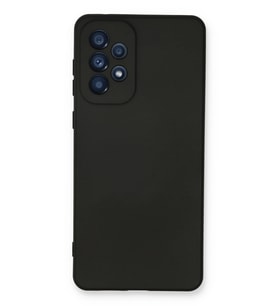 Pilelistore   Samsung Galaxy A33 5G Kılıf Nano içi Kadife Silikon - Siyah
