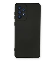 Pilelistore   Samsung Galaxy A33 5G Kılıf Nano içi Kadife Silikon - Siyah