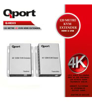 QPORT Q-HEX5 4K HDMI 120metre KVM EXTENDER