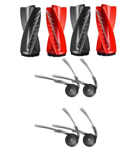 Roborock QRevo C Uyumlu 2 Adet Ana Fırça 4 Adet Yan Fırça
