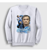 Presmono Unisex Beyaz The Special One Jose Mourinho Sweatshirt 429821tt