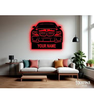 Destina Ahşap Araba Temalı Led Tablo 60cm*50cm