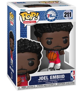 Funko Pop! Nba: 76Ers - Joel Embiid - Nba Players - Vinil Koleksiyon Figürü - Hediye Fikri - Resmi T (Krem)