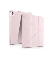 Apple iPad Air 13 (2024) Kılıf Kalemlikli Mars Tablet Kılıfı - Rose Gold