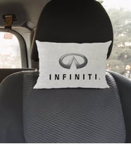 BK Gift Infiniti Tasarımlı Dikdörtgen Araç Koltuk Yastığı-1