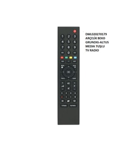 TV/RADIO TUŞLU LCD TV KUMANDASI