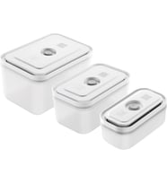 Zwilling Fresh & Save Vakumlu Saklama Kabı Seti S/M/L Yarı Şeffaf-Gri