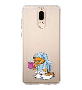 Huawei Mate 10 Lite Uyumlu Baskılı Yumuşak Silikon Şeffaf Telefon Kılıfı