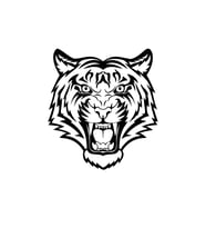 Kaplan Başı Tasarım Oto Sticker 10*10 Cm