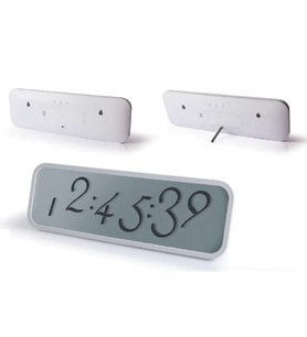 Lexon SCRIPT LCD Saat Beyaz LR133W