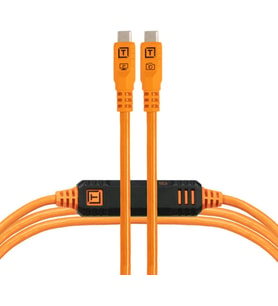 USB Özel Veri Aktarımı, 15' (4.6M) Düz - Düz Kablo - Turuncu