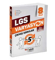 Gizli Yayınları 8. Sınıf Lgs Varyasyon Son 5 Yıl Konu Çıkmış Sorular 