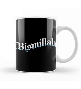 Bismillah Allah islam Muslim Kupa Bardak Porselen