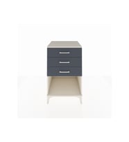 Kronos Komodin 3 Çekmeceli 60x59x96 Aytaşı-Antrasit