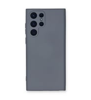 Samsung Galaxy S24 Ultra Kılıf Nano İçi Kadife Silikon - Gri