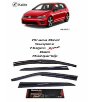 Vw Golf 7 Mugen Cam Rüzgarlığı 2013-2020 arası 4'lü Sunplex (Beyaz)