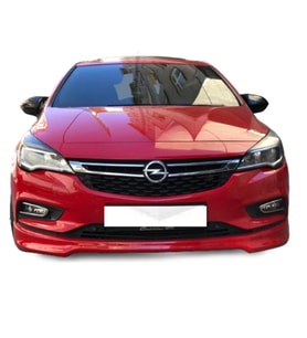 🚘 Opel Astra K Ön Ek – Sportif Plastik Tampon Altı Eki  Dayanıklı Malzeme (Standart)