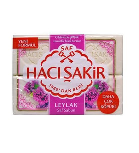 Hacı Şakir Katı Sabun 4 X 150 gr Leylak 600 Gr