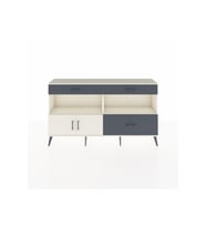 Arges Konsol 2 Raflı 3 Çekmeceli 2 Kapaklı 176x30x99 Aytaşı-Aytaşı/Antrasit
