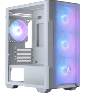 MSI MAG FORGE M100R WHITE Gaming Micro-Tower PC Kasası Beyaz