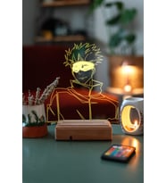 Gojo Satoru Jujutsu Kaisen 16 Renk Gece Lambası