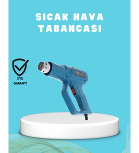2000W Sıcak Hava Üfleme uygulama aletisı Seramik Rezistanslı Profesyonel