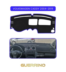 VOLKSWAGEN Caddy (2004-2015 )TORPİDO KORUMA HALISI MAVİ KENAR