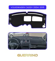 VOLKSWAGEN Caddy (2004-2015 )TORPİDO KORUMA HALISI MAVİ KENAR